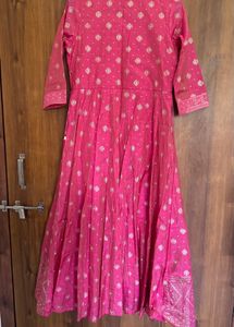 Pink Anarkali Gown