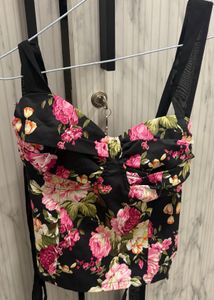 Floral Corset-Style Top 🌸