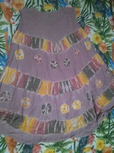 Boho Tie-Dye Sleeveless Dress