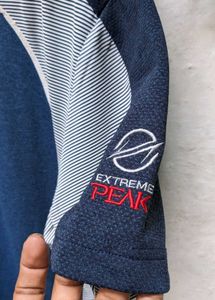 black yak Blue &amp; Gray Cycling Jersey