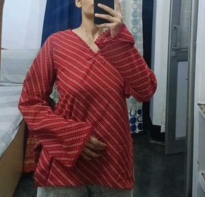 red short kurti