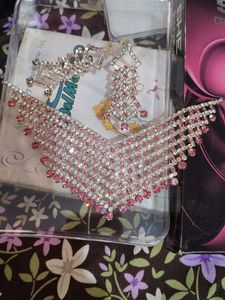 Sparkling Pink &amp; Crystal Choker Set