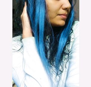 Hair Highlights Bule