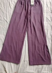 Retro Diamond Pattern Wide Leg Pants