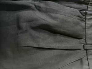 Navy Blue Wide Leg Formal Trousers