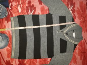 John Player Striped Pullover Sweater – Winter Wear