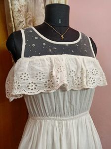 🤍White Eyelet Mini Dress🤍