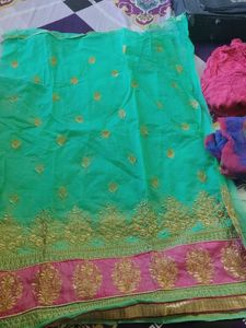 Teal &amp; Pink Unstitched Suit