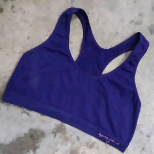 Purple Honeydew Sports Bra