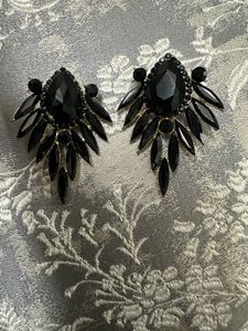 Black Statement Earrings