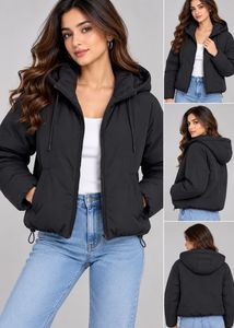 Black Hooded Jacket