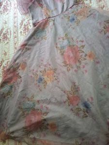 floral print  gown