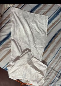 Elegant White Cotton Kurta