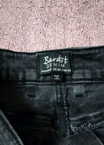 Black Denim Skirt For women