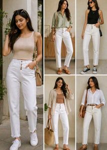 White Denim Jeans