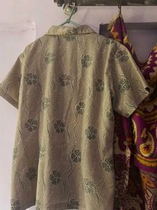 Vintage Floral Print Shirt