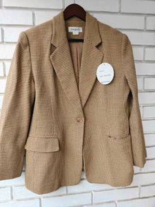 Chic Plaid Blazer Jacket