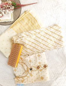 Elegant Cream Kurta Set with Dupatta