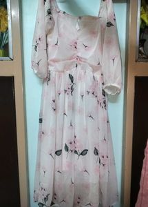 Chic Floral Print Maxi Dress