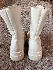 Imported Chunky Platform Zip Boots