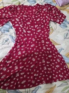 Floral Print Midi Dress
