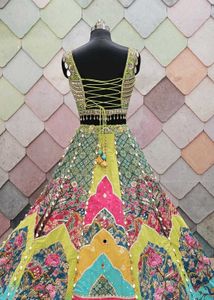 Vibrant Patchwork Lehenga Choli