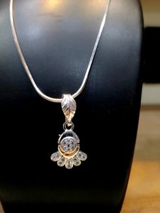 Foot 👣 Chain Pandent Pure Silver 925