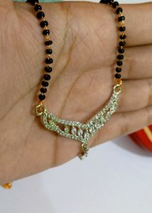 New Black Stones-Studded Mangalsutra