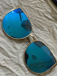 Stylish Blue Mirror Sunglasses