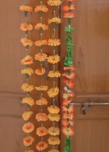 artificial marigold flower garlands