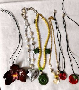 ✨ Handmade Necklace Collection (9-Piece Combo)