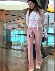 Terractive Stylish Pink Flared Pants