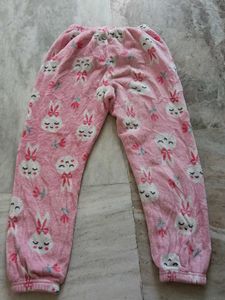 Cozy Pink Bunny Pajama Pants