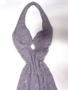 Sparkling Lavender Halter beaded Dress