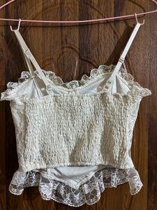 Elegant Lace Corset Top