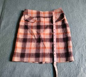 Vintage Plaid Mini Skirt