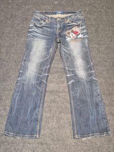 Official Disney Mickey Mouse Embroidered Jeans