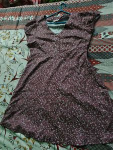 Chic Floral Print A-Line Dress