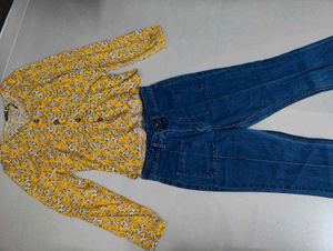 4  Floral Print Tops