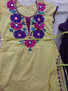 Embroidered Kurta and salwar Set