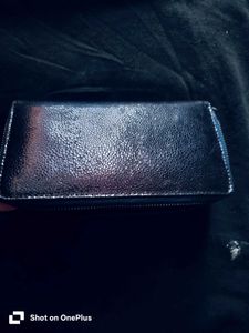 New Stylish blue  glitter Textured Wallet