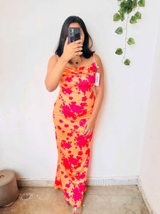 Vibrant Floral Maxi Dress
