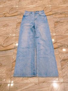 Light Wash Wide Leg Jeans