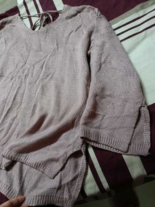 MAUVE KNIT TOP