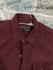 Hancock Burgundy Long Sleeve Shirt