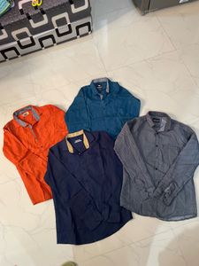 only 3 times use Bundle of 4 Men's Shirts