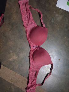 Lace Trimmed Padded Bra