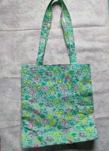 Cute Floral Print Tote Bag