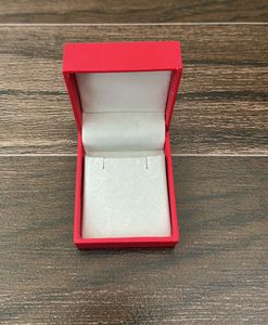 Senco Red earrings Jewellery Box