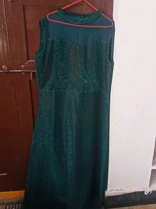 Emerald Green Sparkly Gown